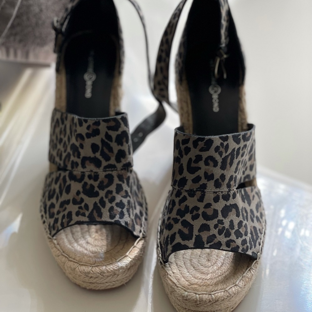 Leopard Wedges